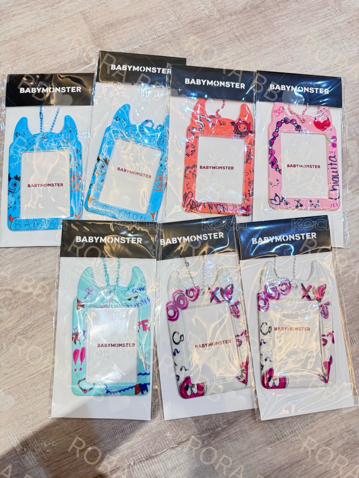 🩵BABYMONSTER 線下店絕版卡套 全新未拆