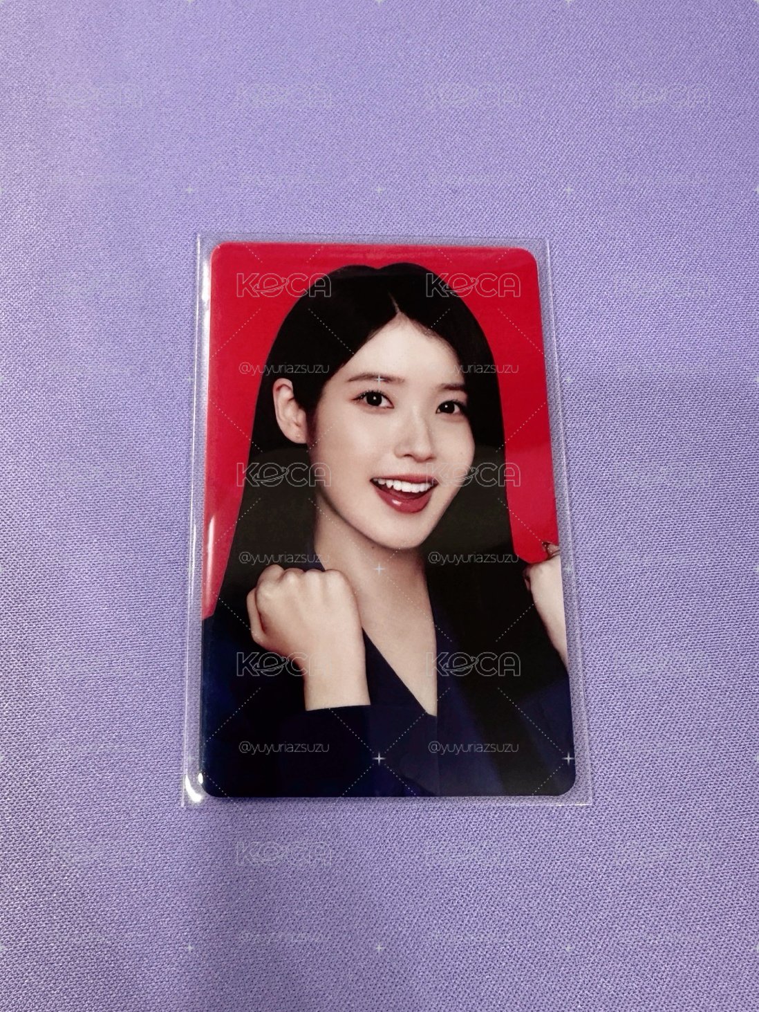 【現貨/ 複數小卡出售】 IU 高露潔代言卡（硬卡、信用卡材質）