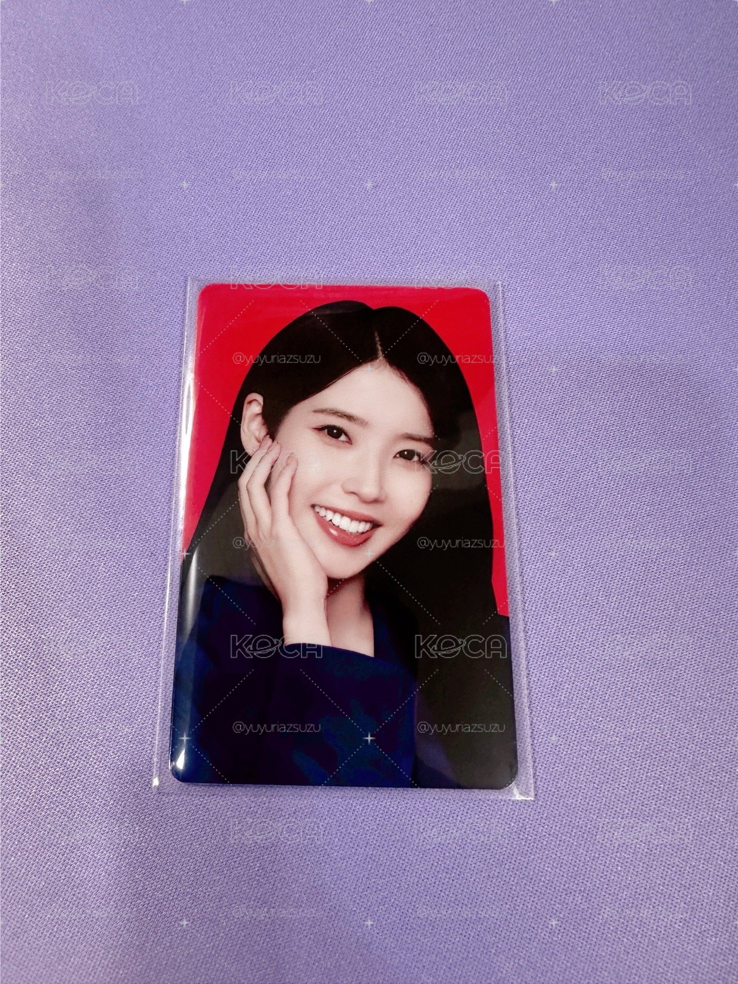 【現貨/ 複數小卡出售】 IU 高露潔代言卡（硬卡、信用卡材質）