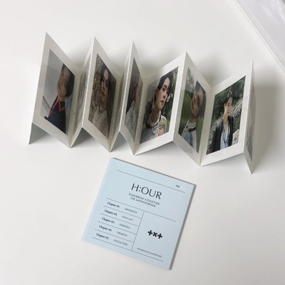 TXT 崔然竣 H:OUR 3rd PHOTOBOOK 折疊卡
