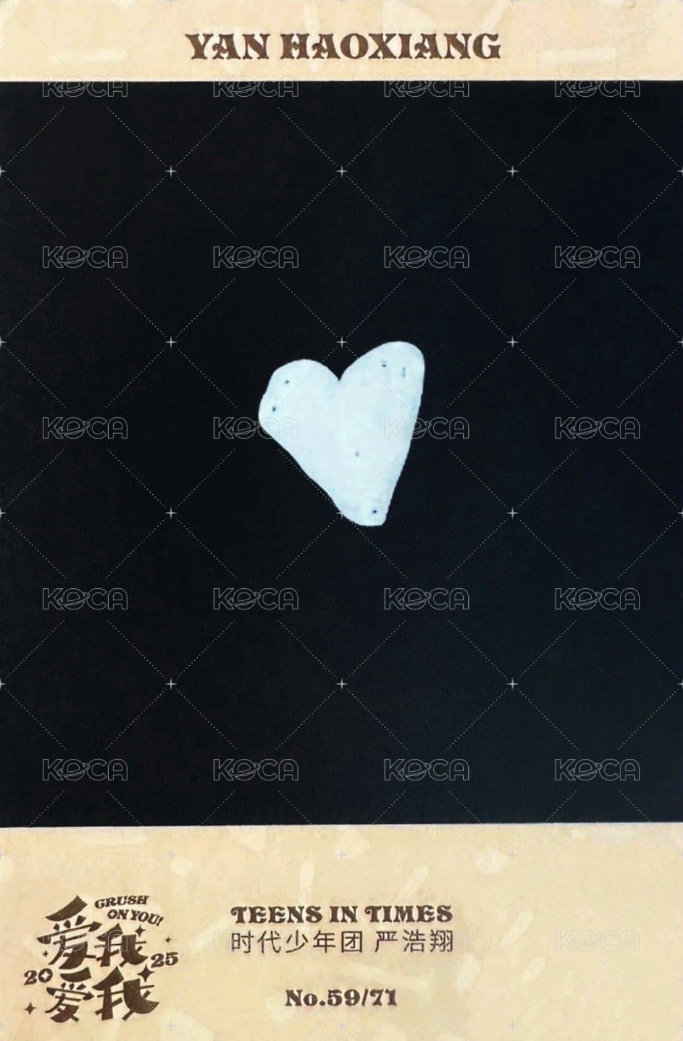 25‘台曆 隨機卡 6單人拍立得卡 做蛋糕 背面