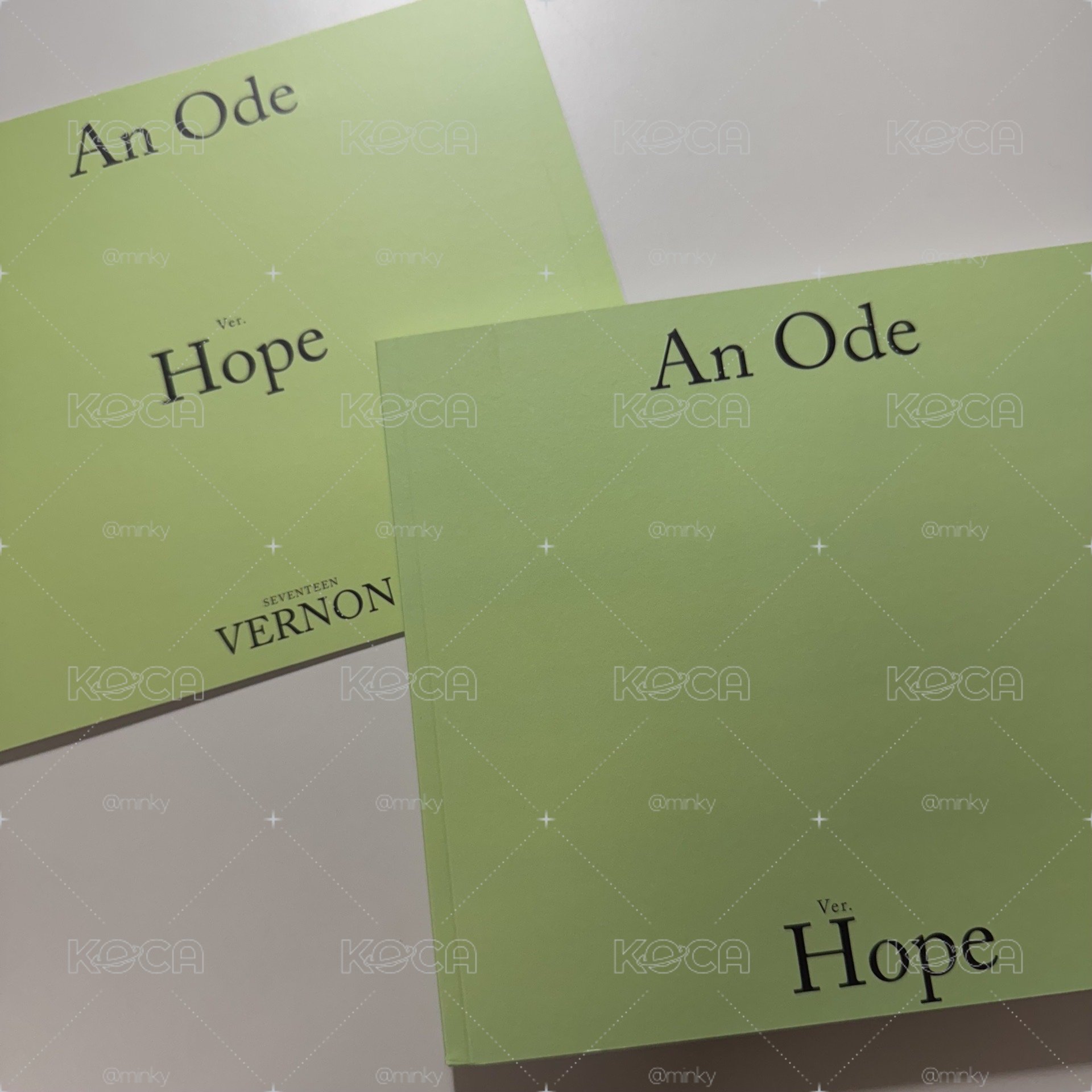 SVT An Ode 綠專 空專 小寫真（俊/八/率）
