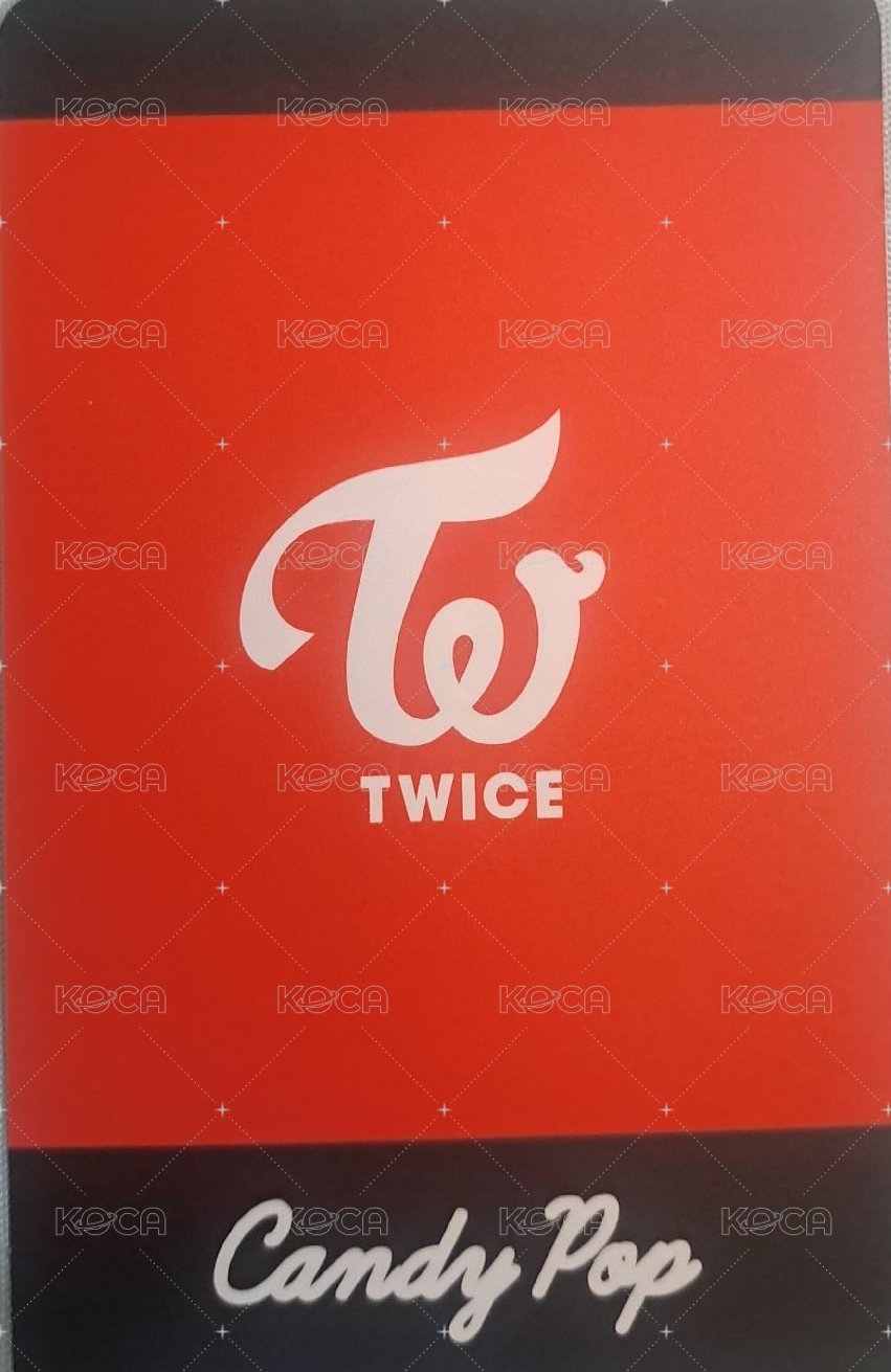 Candy Pop 周邊卡 release event 背面