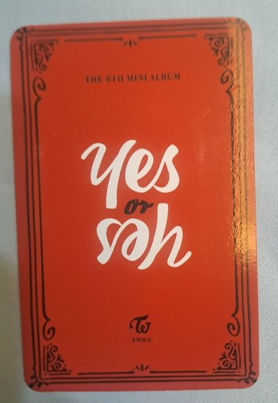 twice yes or yes志效小卡