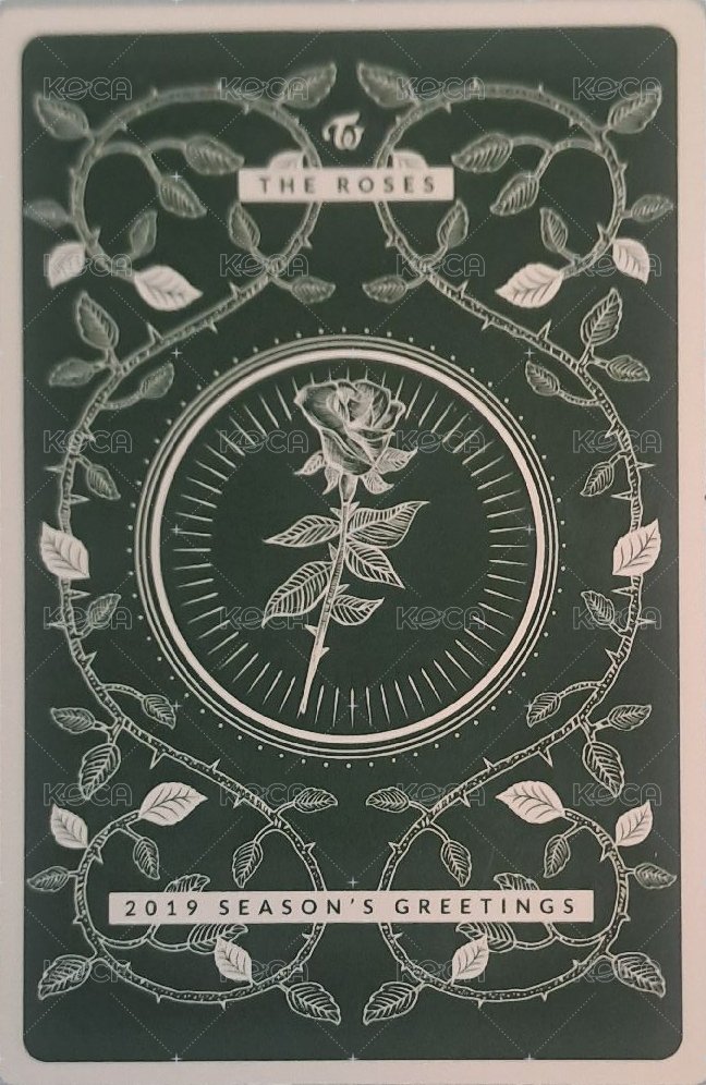 19‘年曆 年曆卡  背面