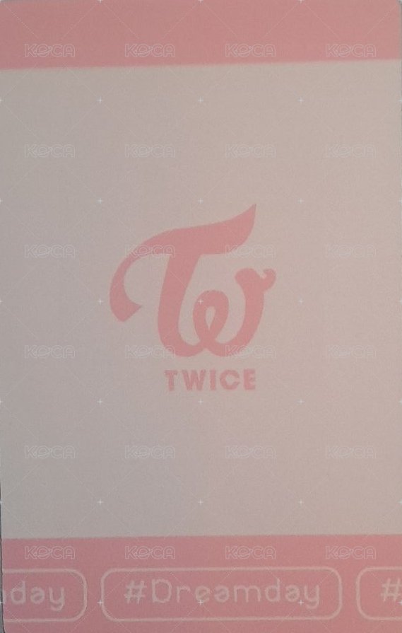 #DREAMDAY 周邊卡  背面