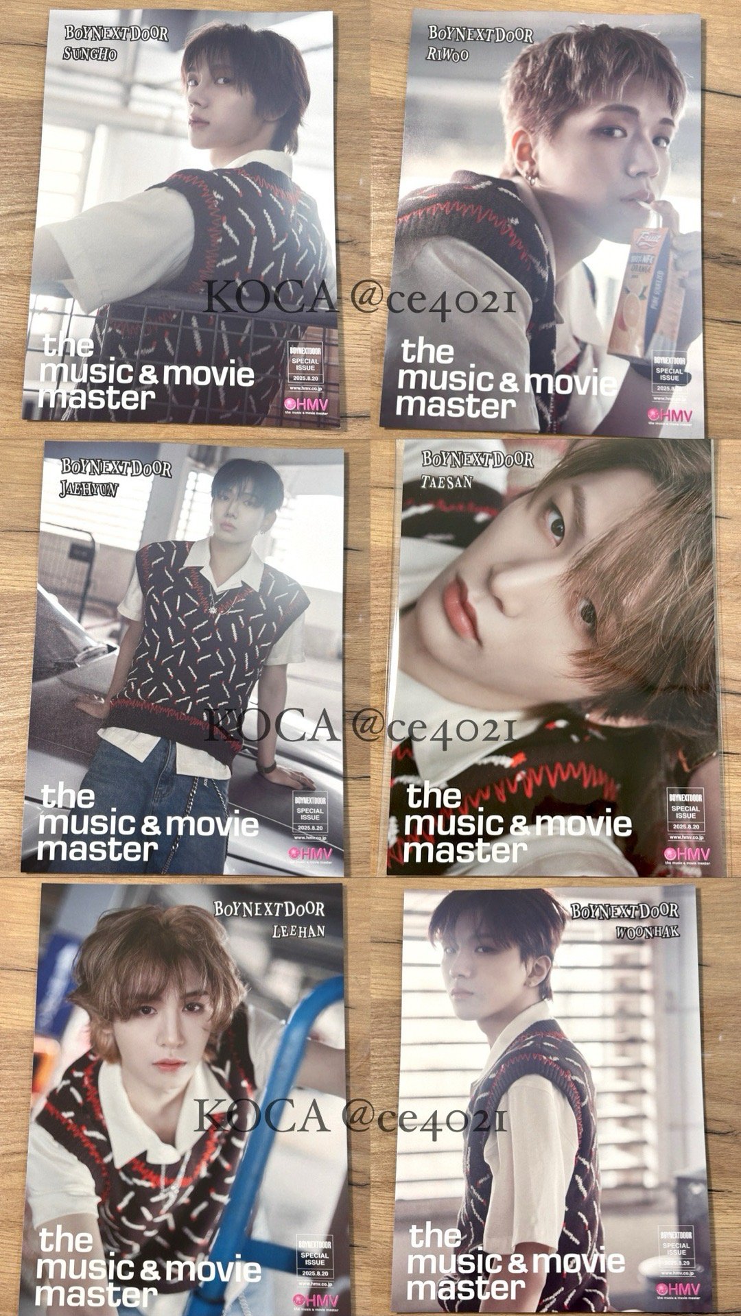 波捏豆全員 BOYLIFE HMV特典海報（可當多帶）