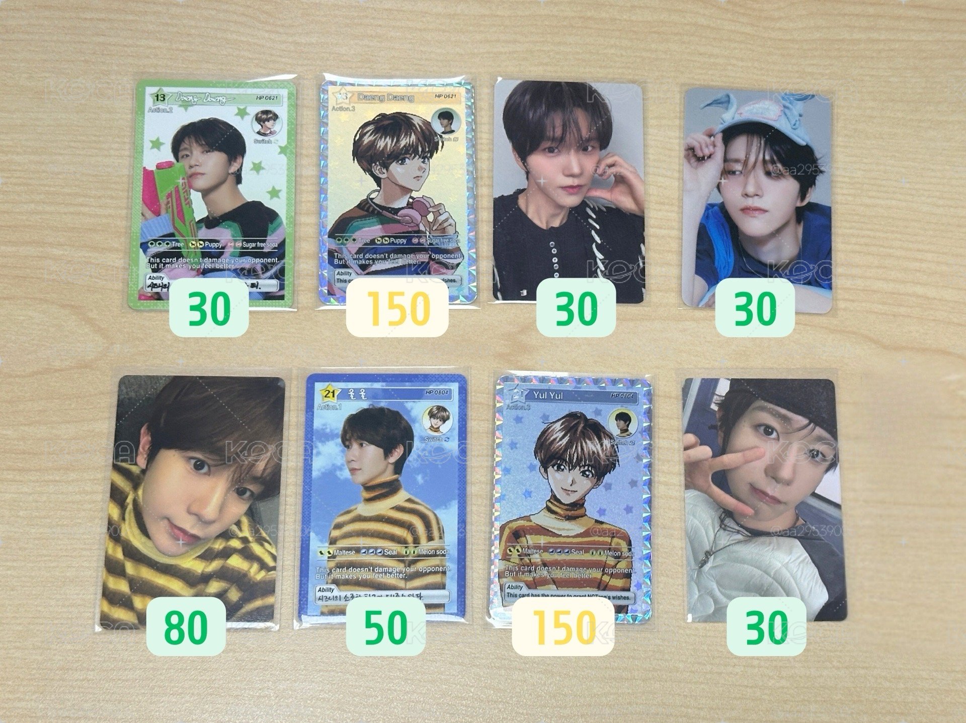 NCT WISH 小卡