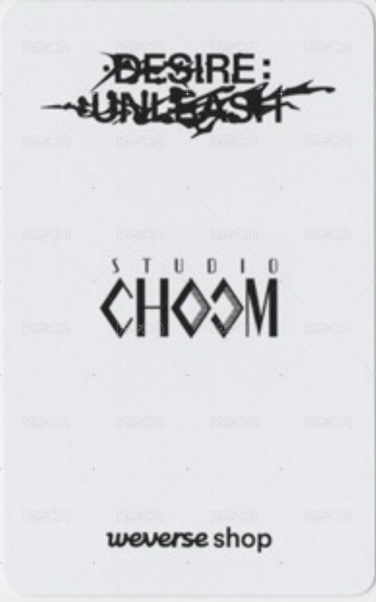 迷六 mnet studio choom單封 特典卡  背面