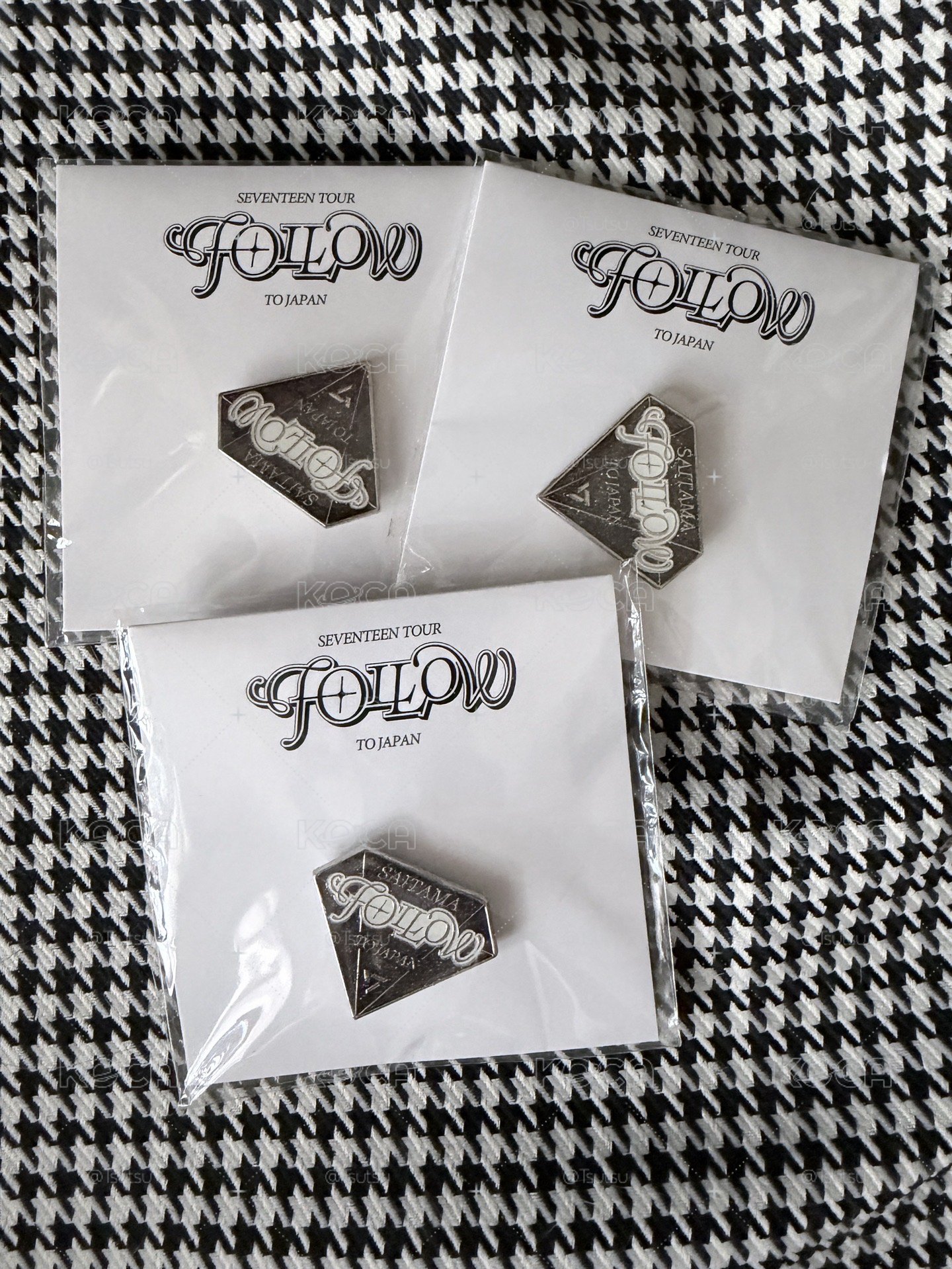 （現貨可當日寄出）seventeen follow to Japan 埼玉 pin 徽章