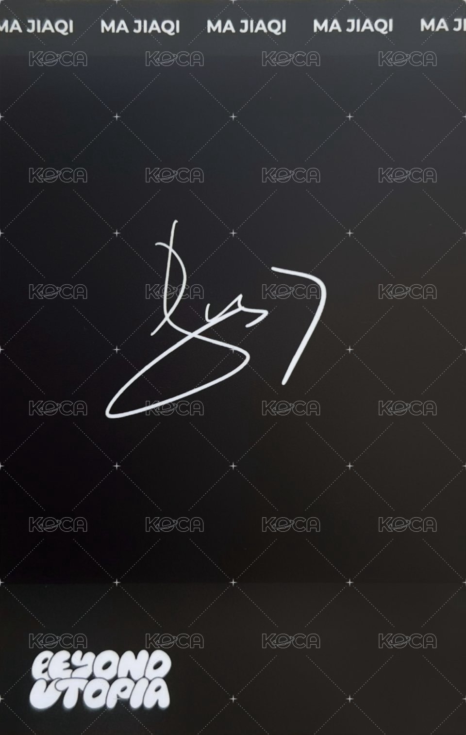 四週年 隨機卡 1演唱會拍立得 背面