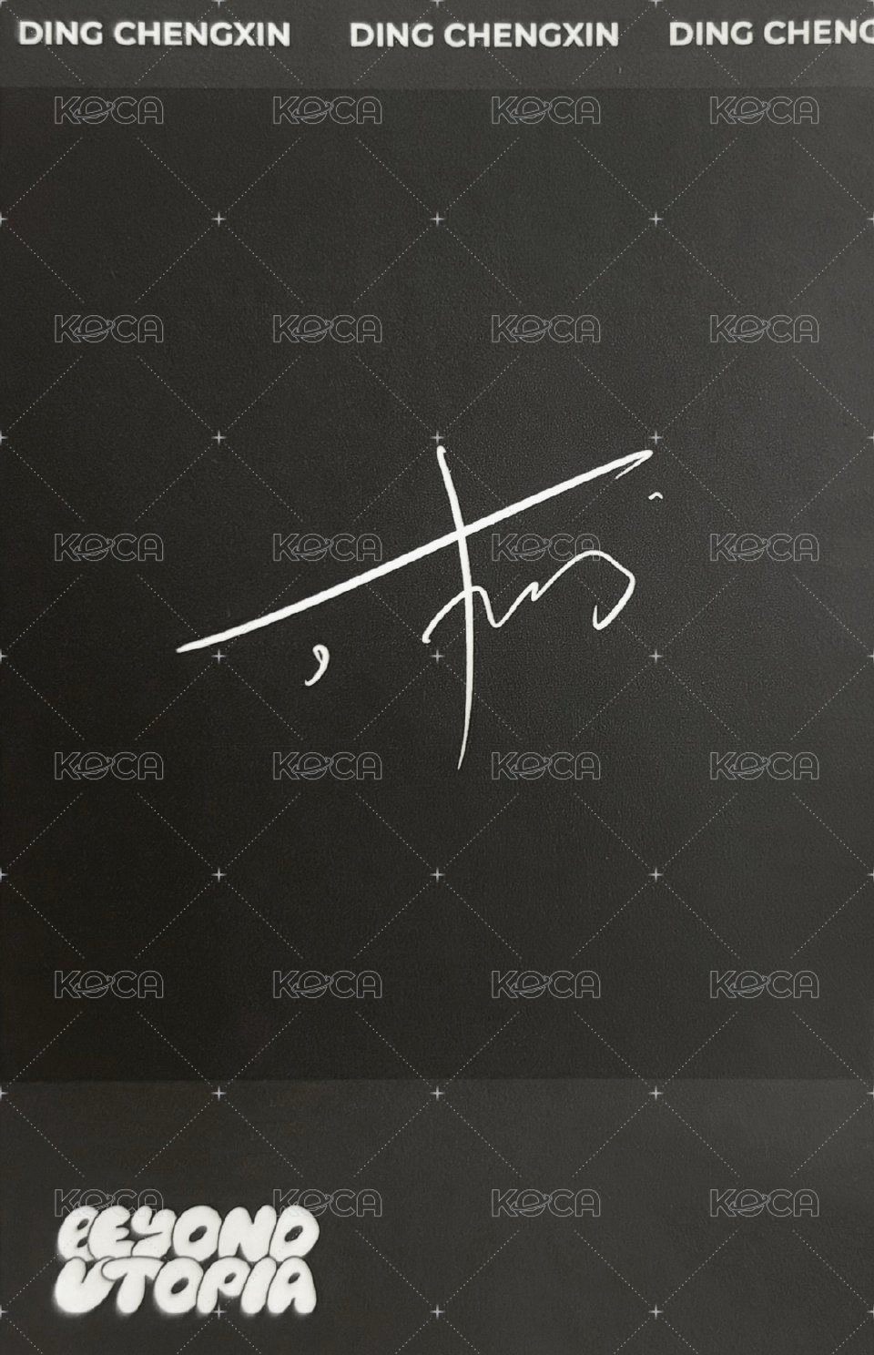 四週年 隨機卡 2演唱會拍立得 背面