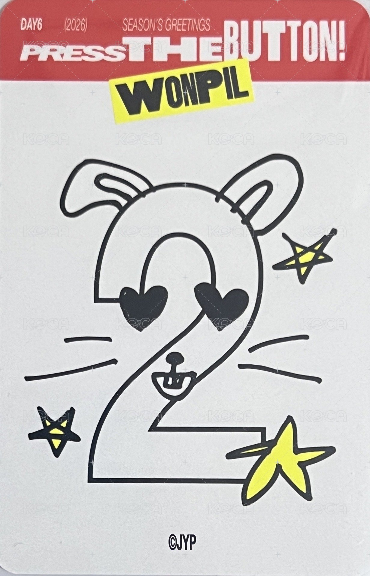 26年曆 年曆卡  背面