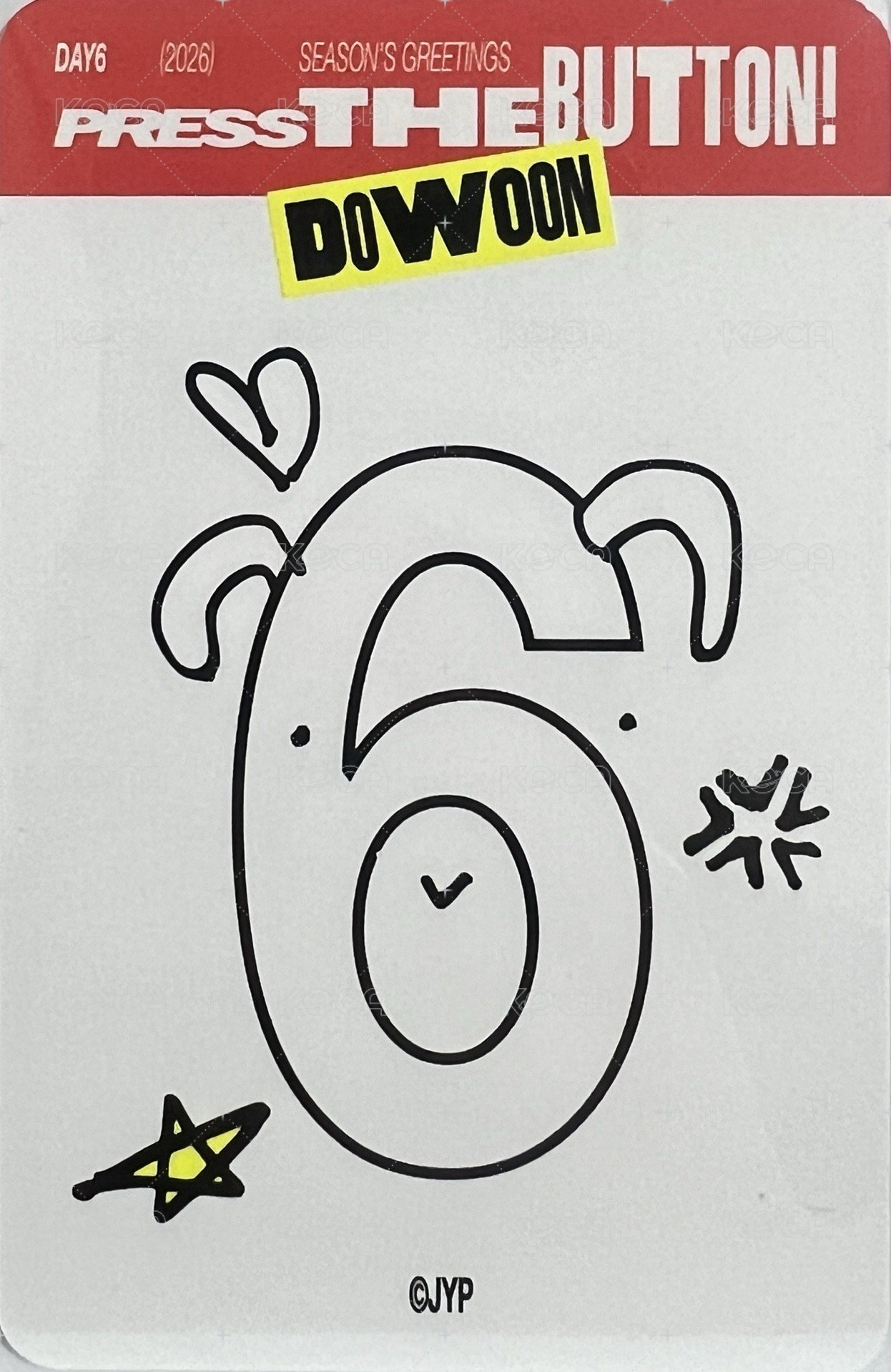 26年曆 年曆卡  背面