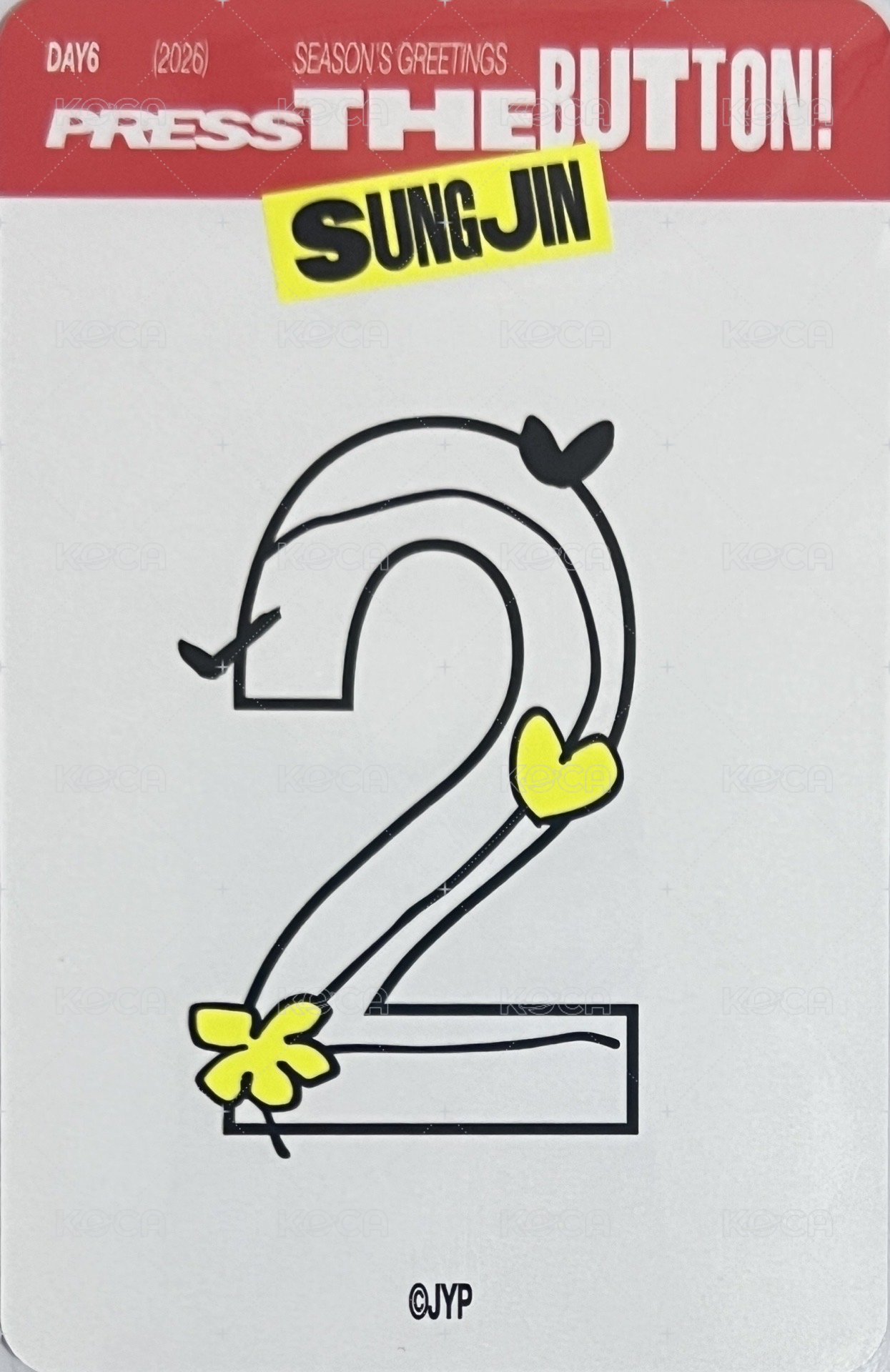 26年曆 年曆卡  背面