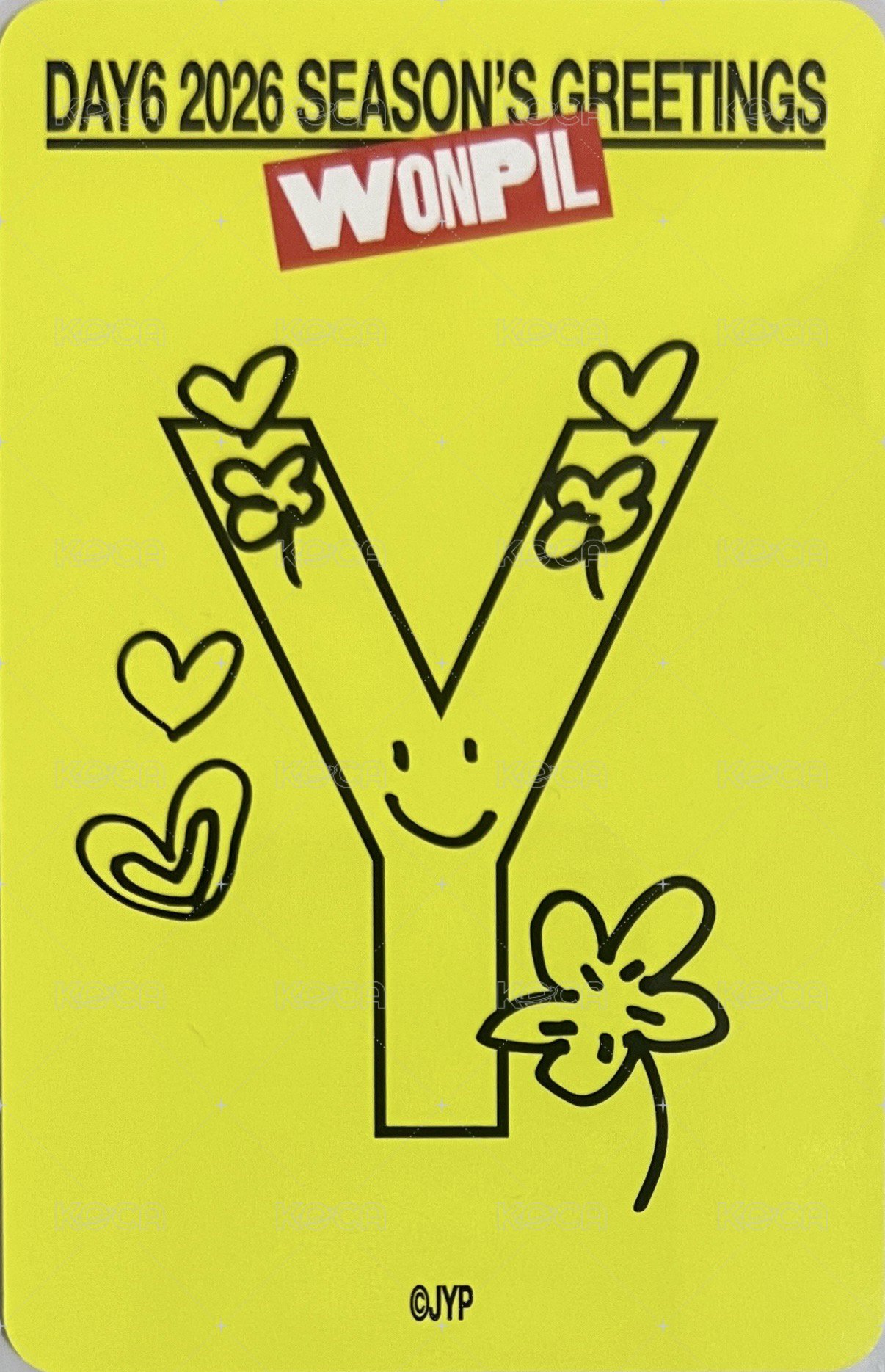 26年曆 年曆卡  背面