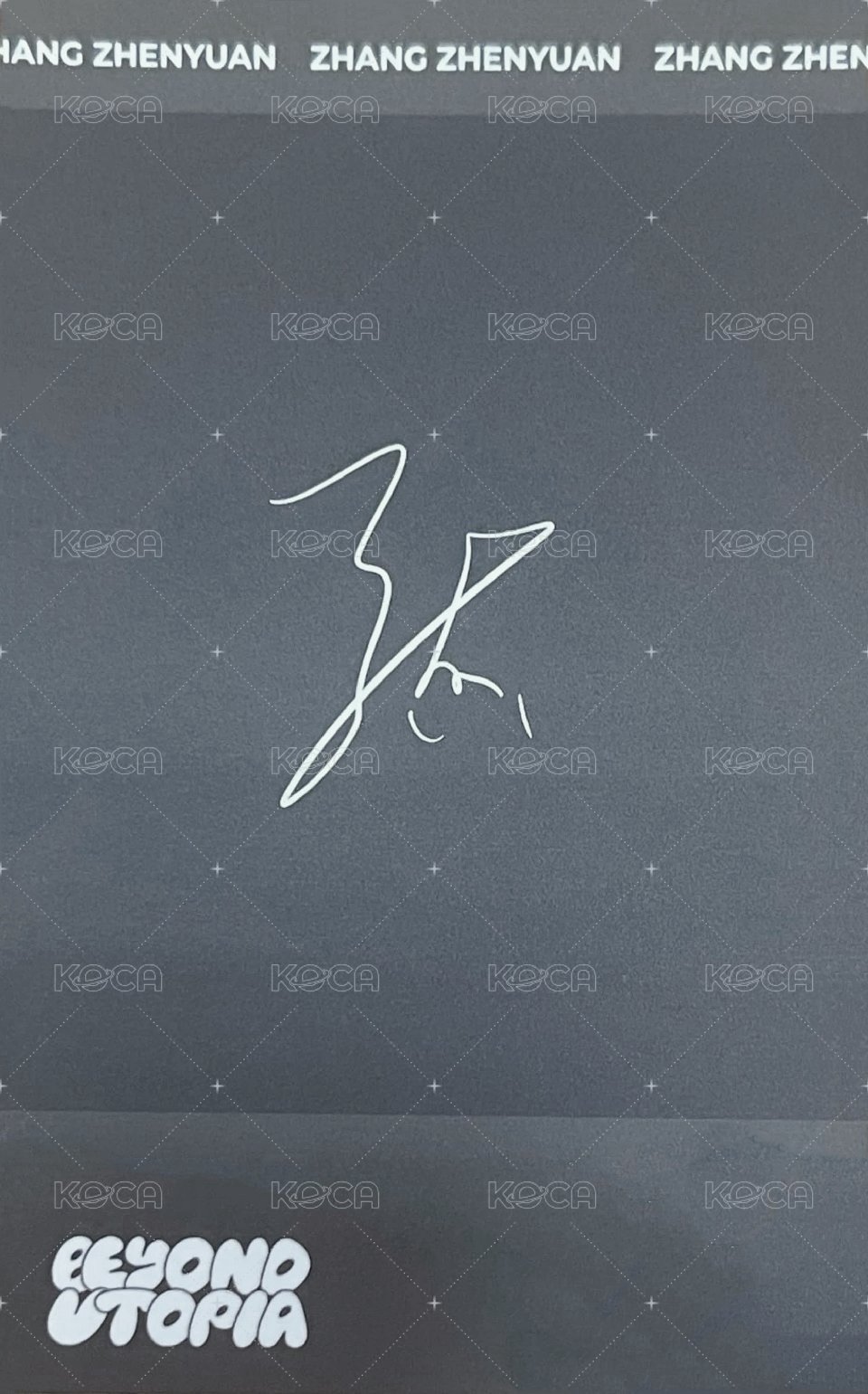 四週年 隨機卡 5演唱會拍立得 背面