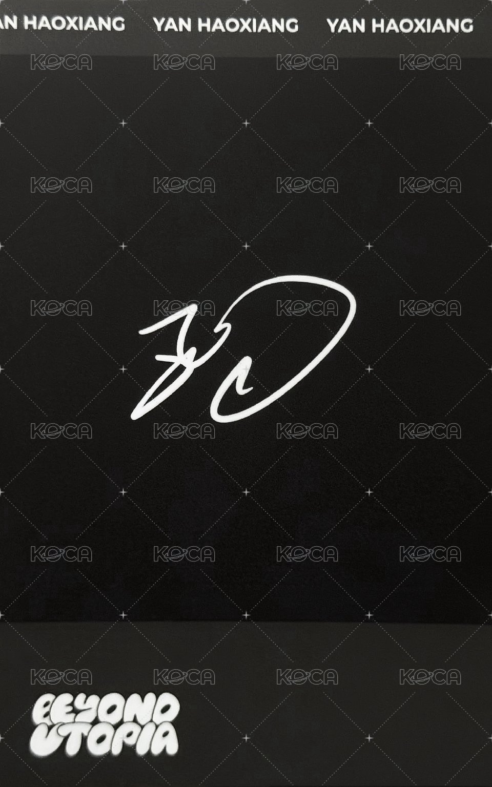 四週年 隨機卡 6演唱會拍立得 背面