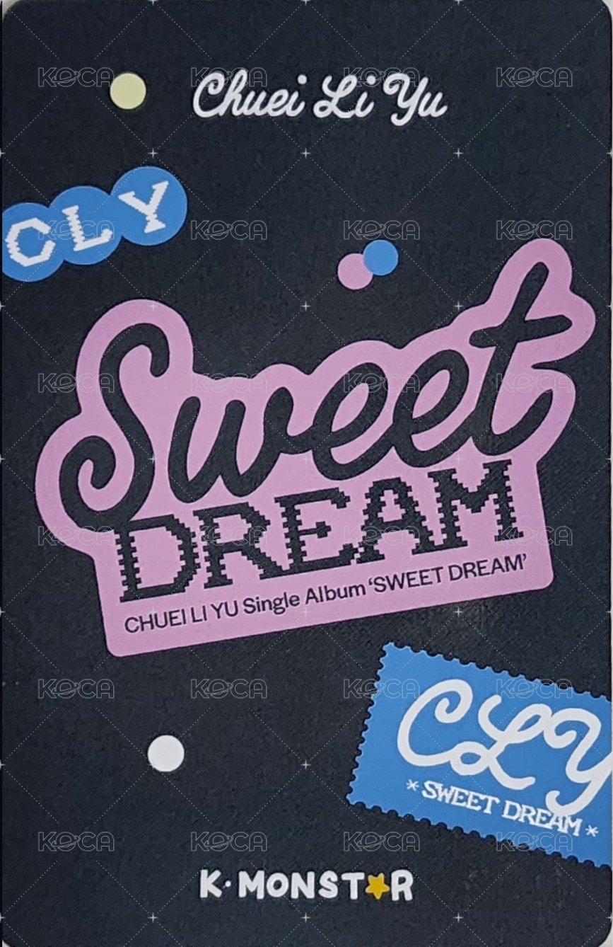 Sweet DREAM km 台北一日店長 幸運卡 鯛魚燒 背面