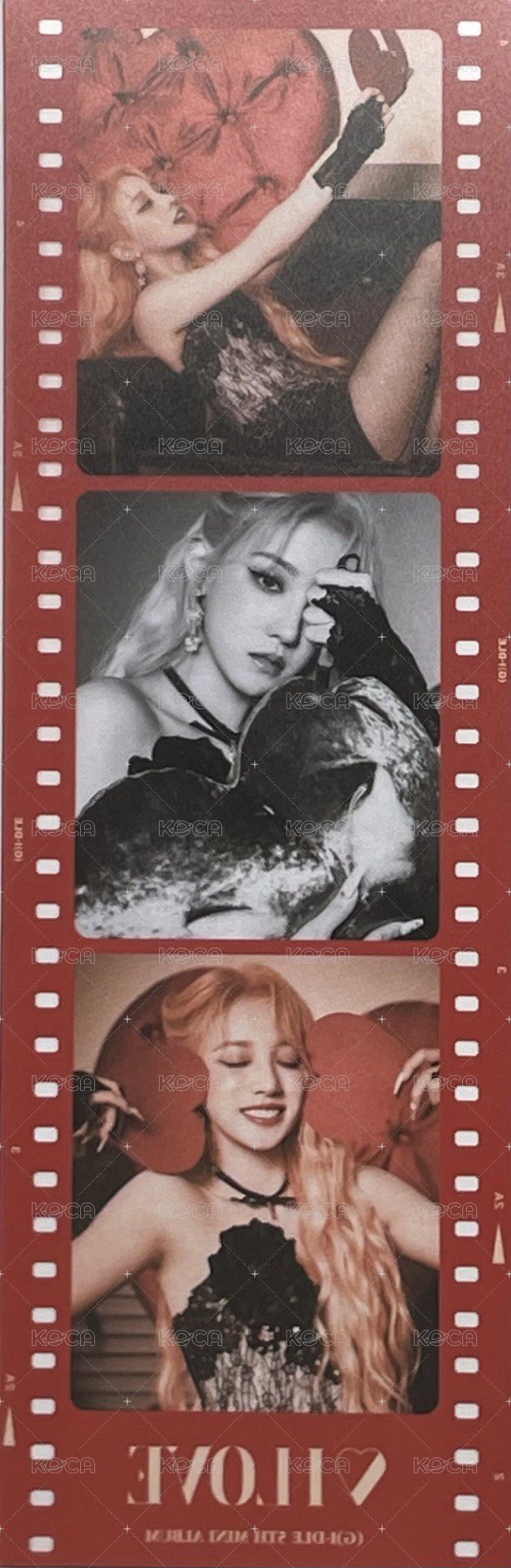 I LOVE act版 人生四格卡 雨琦 背面