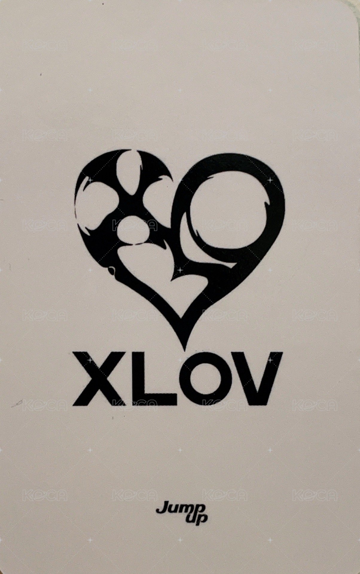 I’mma Be ju 線上1.0 簽售卡  背面