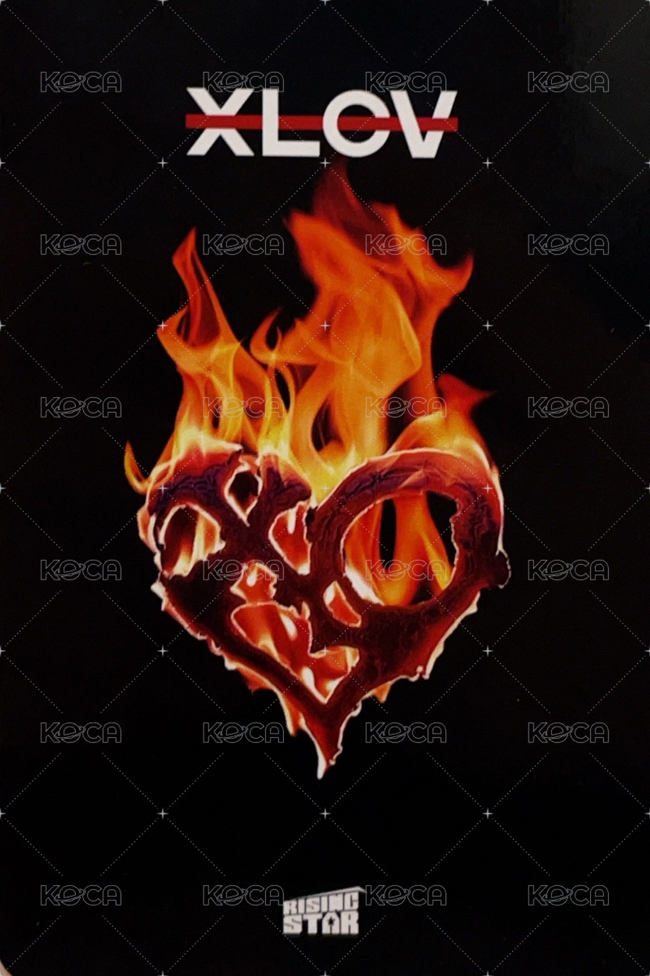 I ONE Rising-star 線上1.0 簽售卡  背面