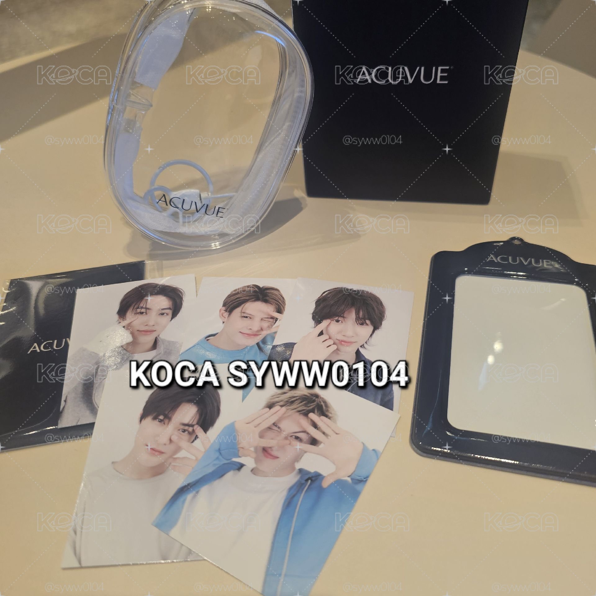CORTIS x ACUVUE 隱眼代言 代言卡組