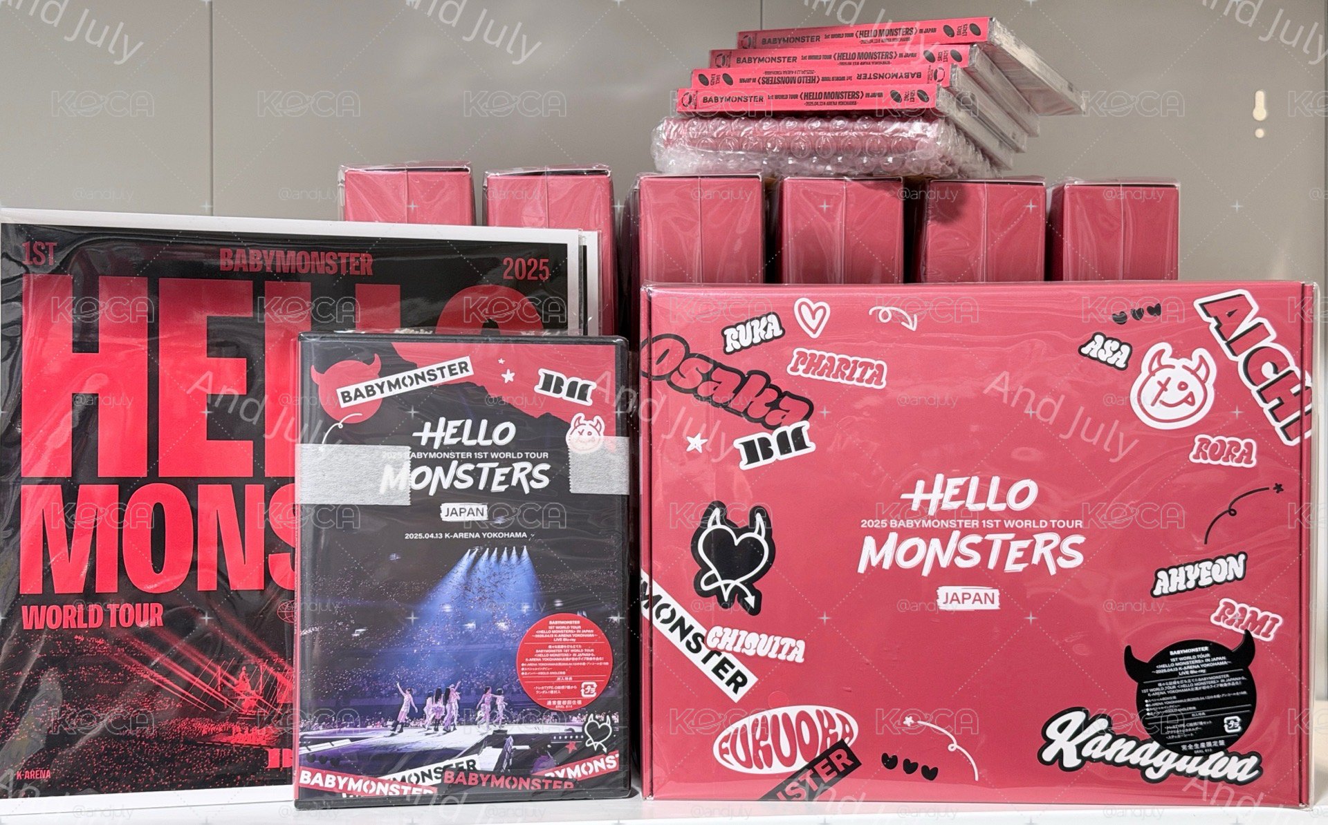 BABYMONSTER 1ST WORLD TOUR 完全生産限定盤 ブルーレイ BABYMONSTER、初のLIVE Blu-rayが本日発売！[2025 BABYMONSTER 1ST