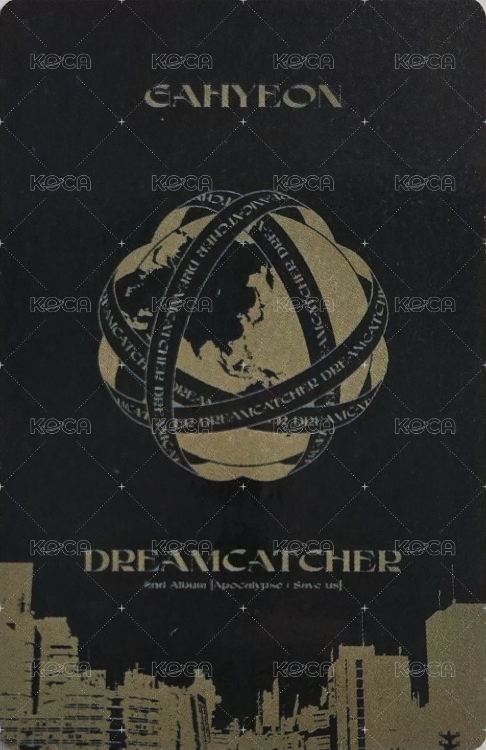 正規二輯 專輯卡 (限量專專卡) 背面