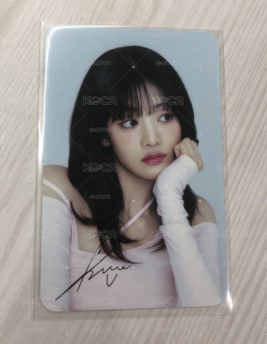 Minnie 3ce 代言卡
