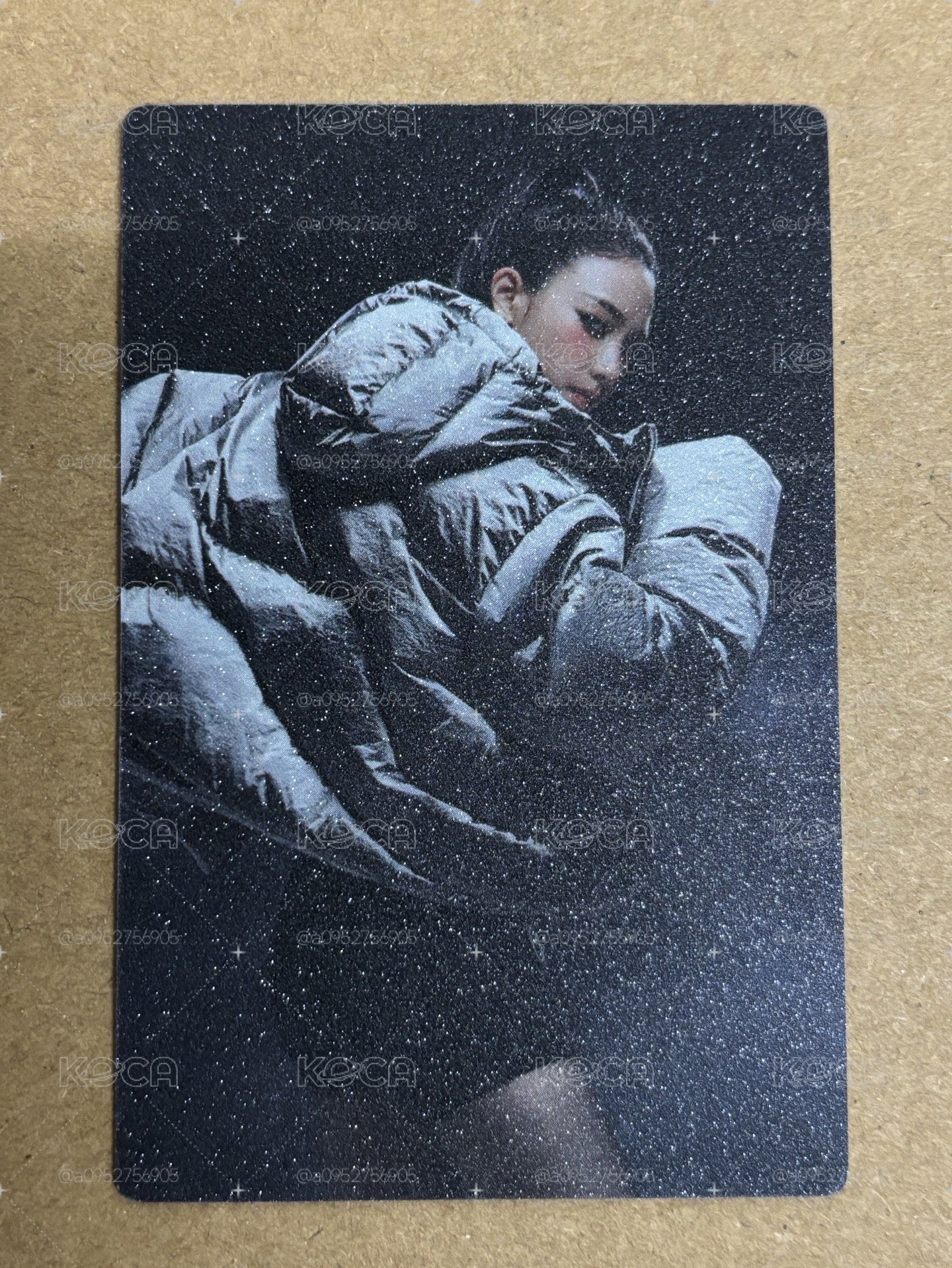 aespa Karina 柚子 代言卡 NIKE Swoosh Puffer 柚-24