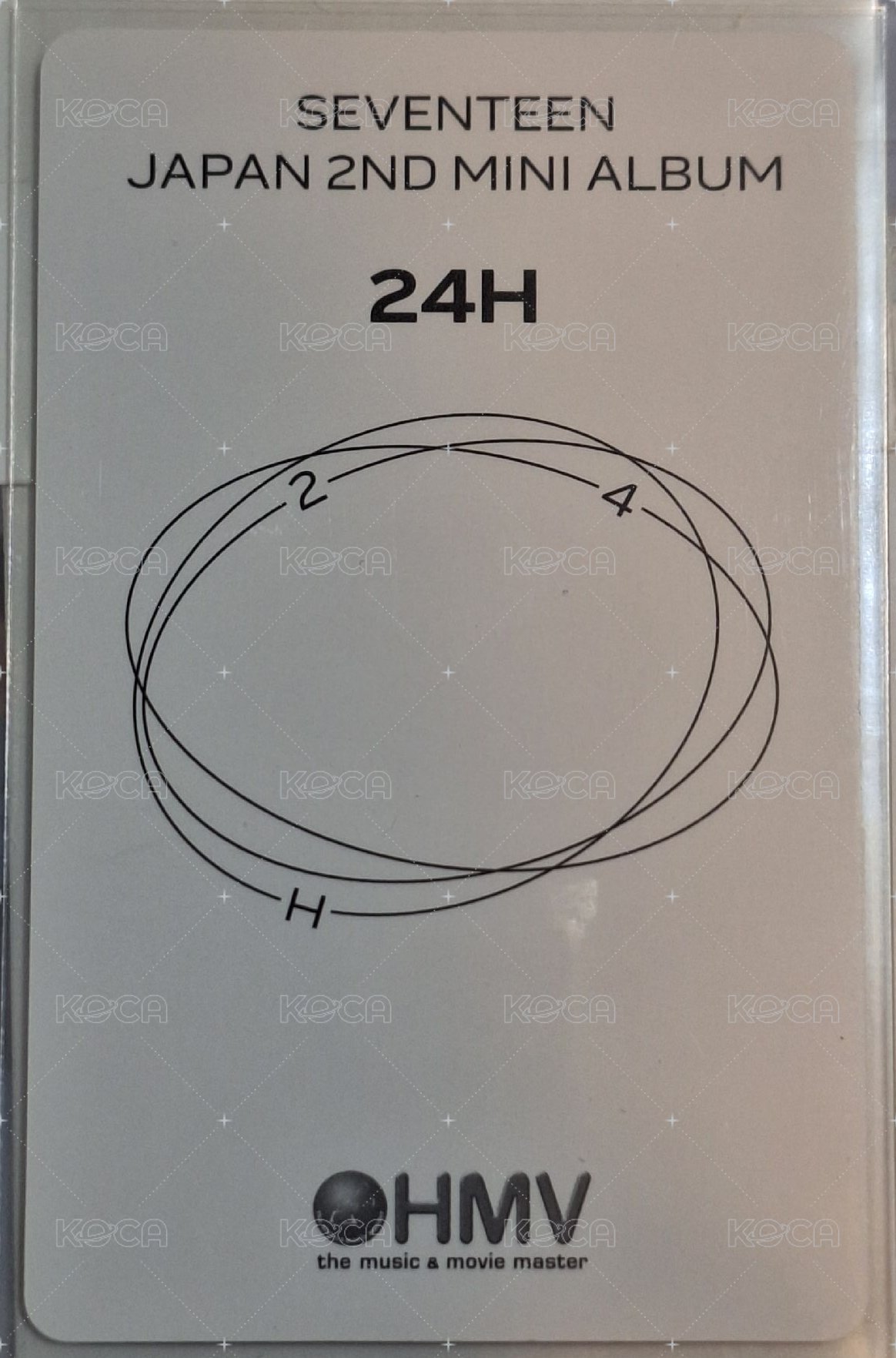 24H hmv 特典卡  背面