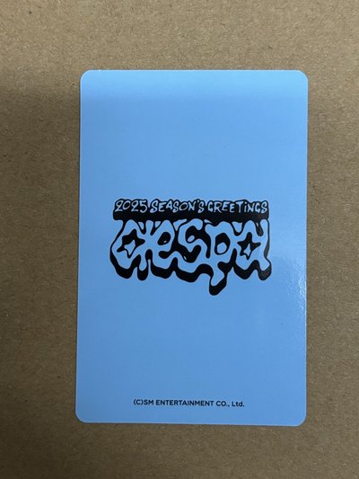 aespa Winter 冬天 2025年曆 am 特典卡 特典冬