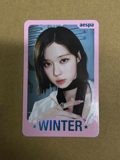 aespa Winter 冬天 MY WORLD 隨機卡 A版冬