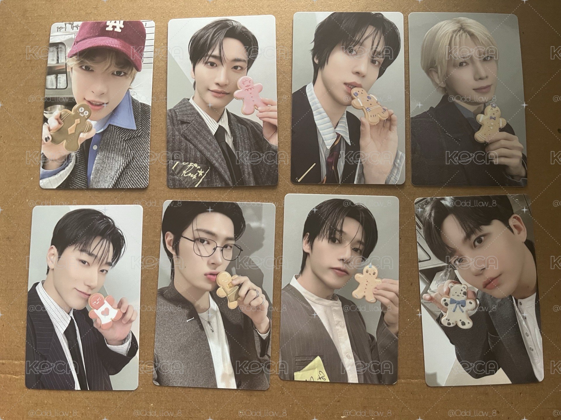 Ateez 2026 年曆卡 薑餅人