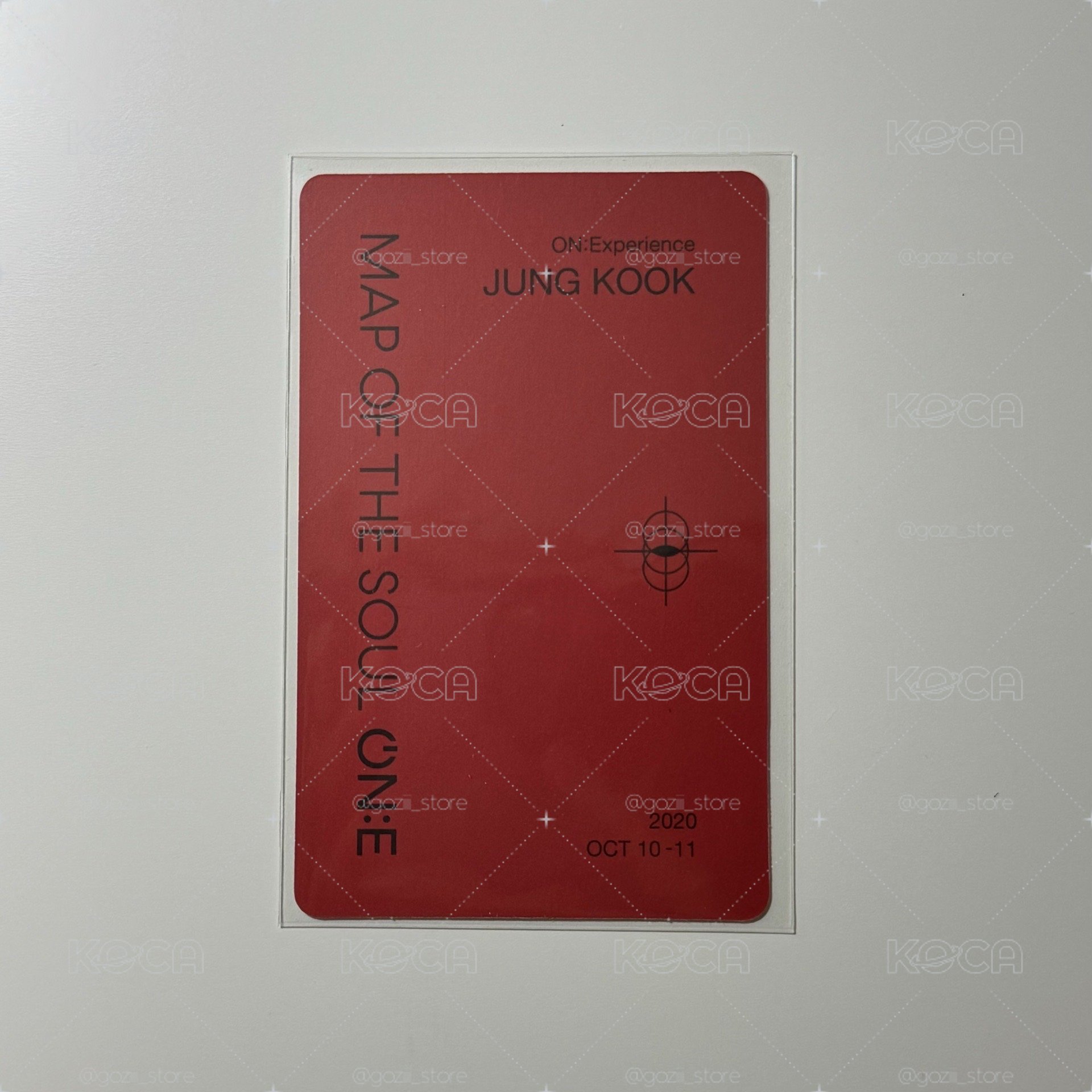 BTS Map of the Soul O:NE 藍光版 柾國小卡 萬藍國 防彈少年團 jungkook bluray