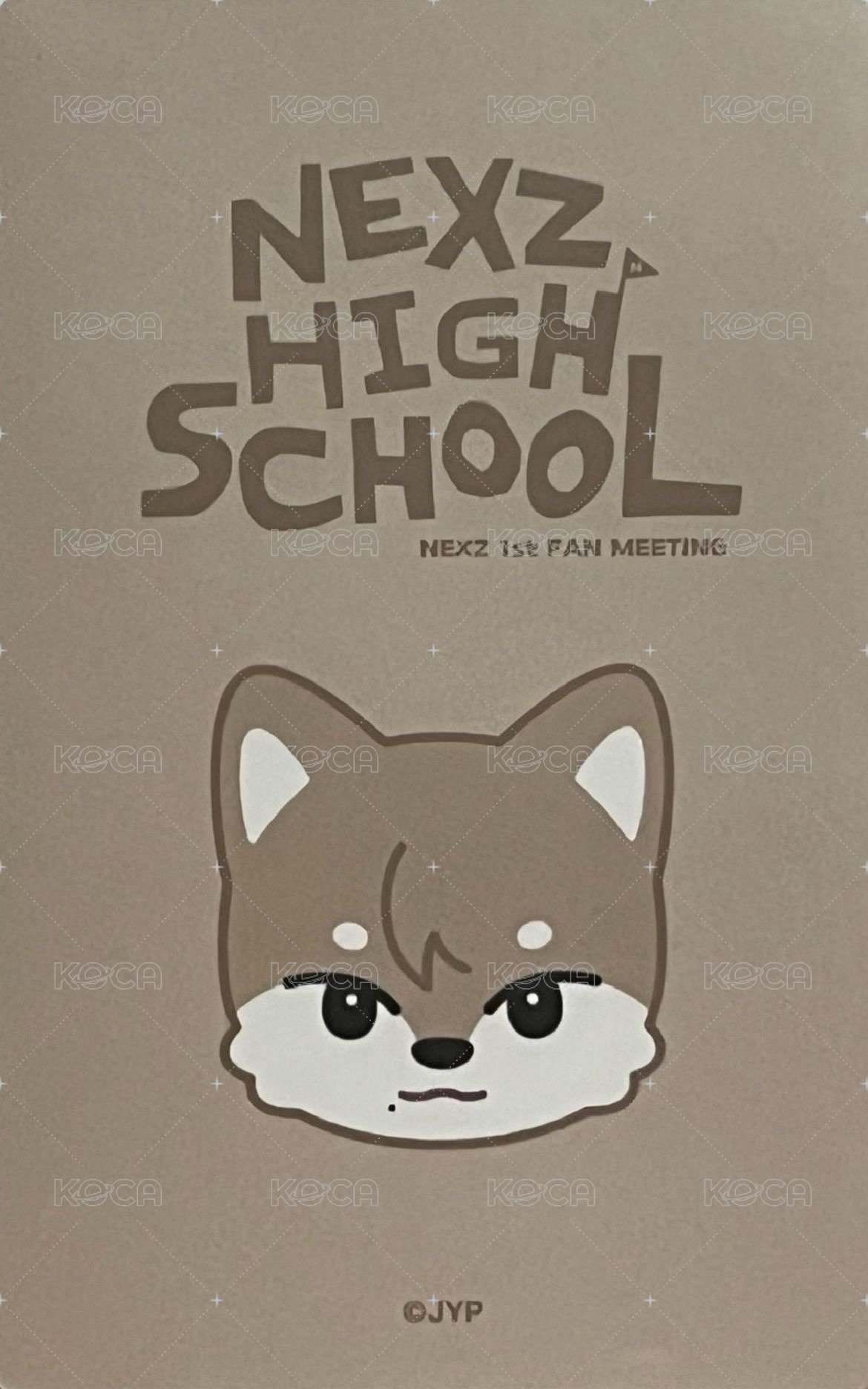 一期飯咪 卡套 周邊卡  背面