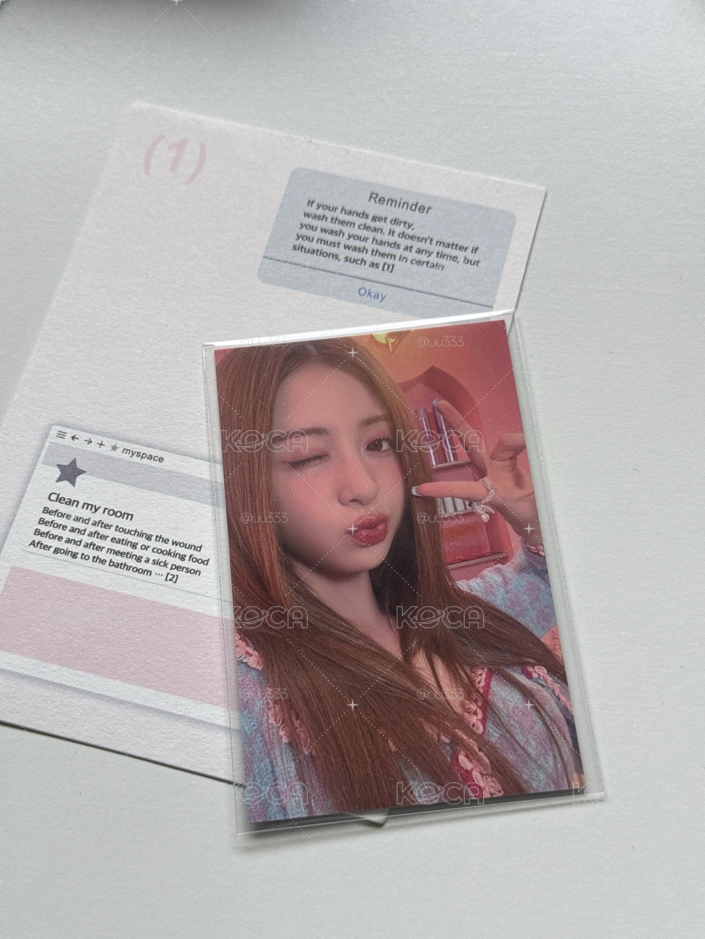 lesserafim 允真 特典卡