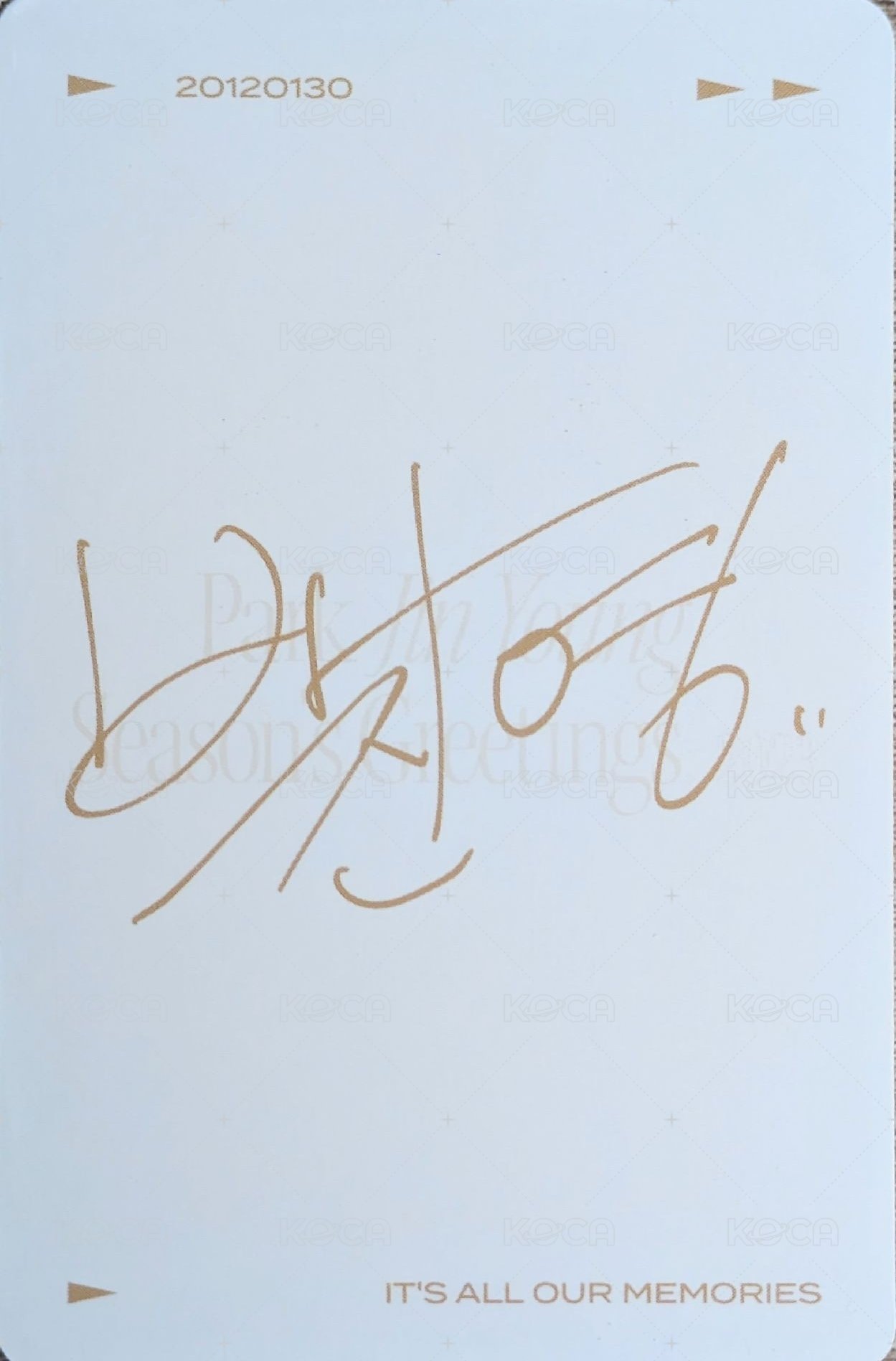 2023年曆 年曆卡  背面