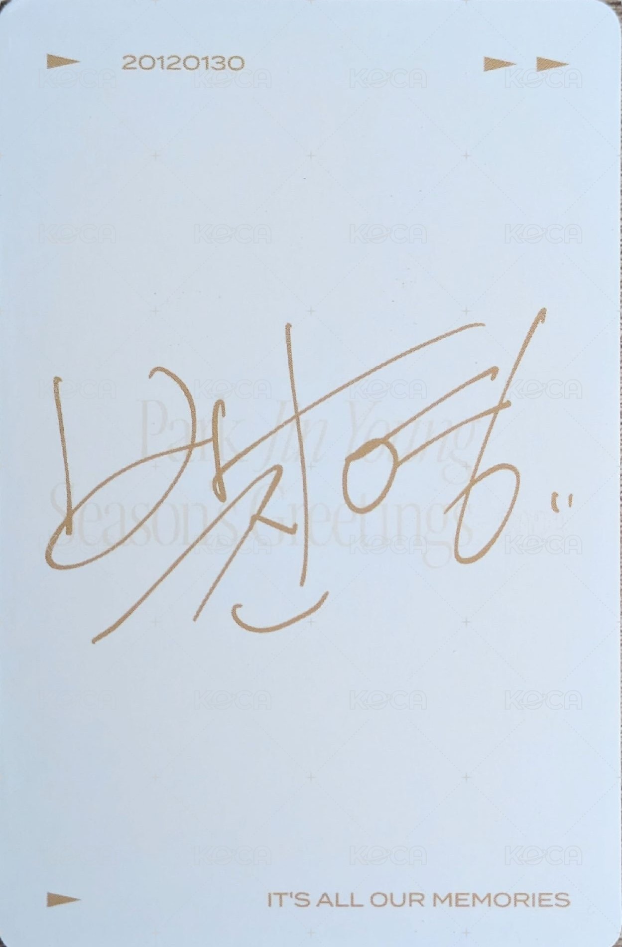 2023年曆 年曆卡  背面