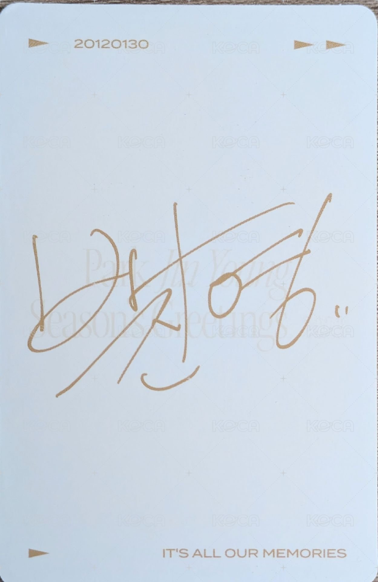 2023年曆 年曆卡  背面