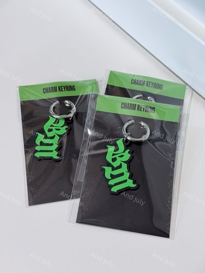 BABYMONSTER WE GO UP CHARM KEYRING