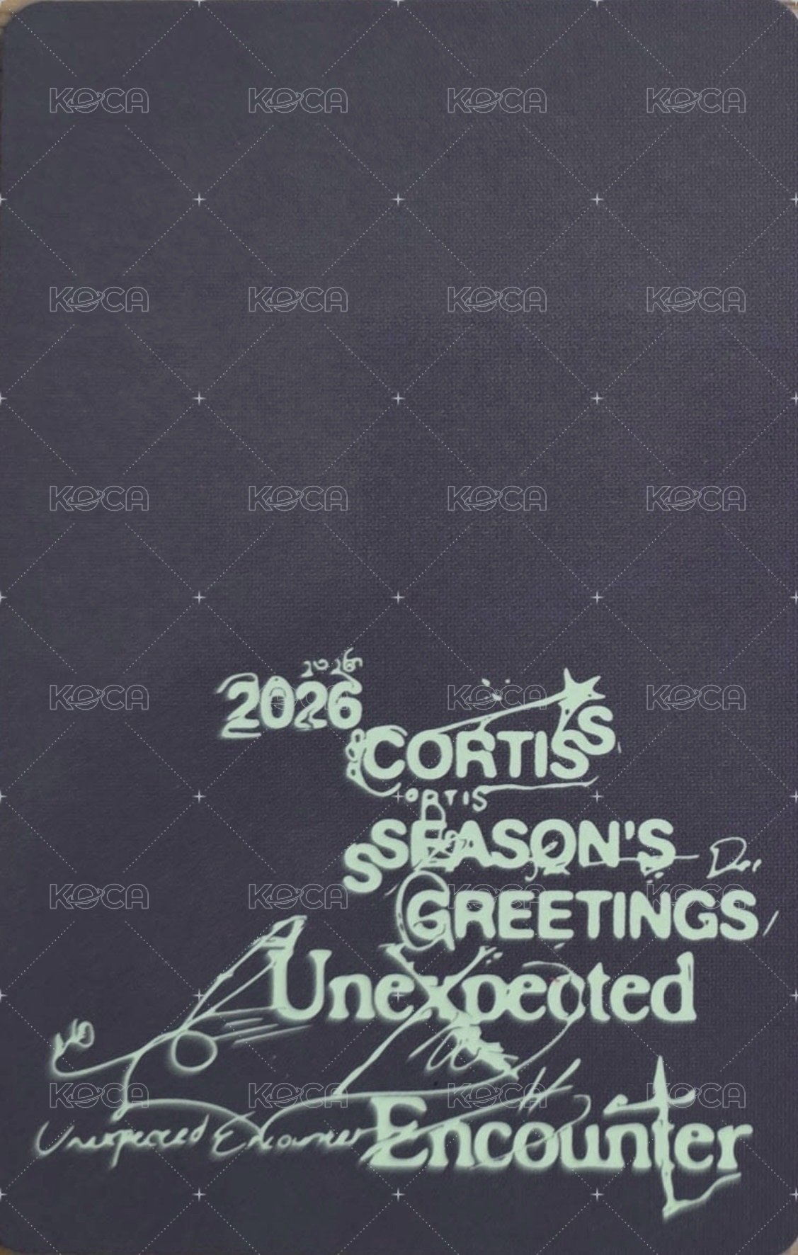 26年曆 年曆卡  背面