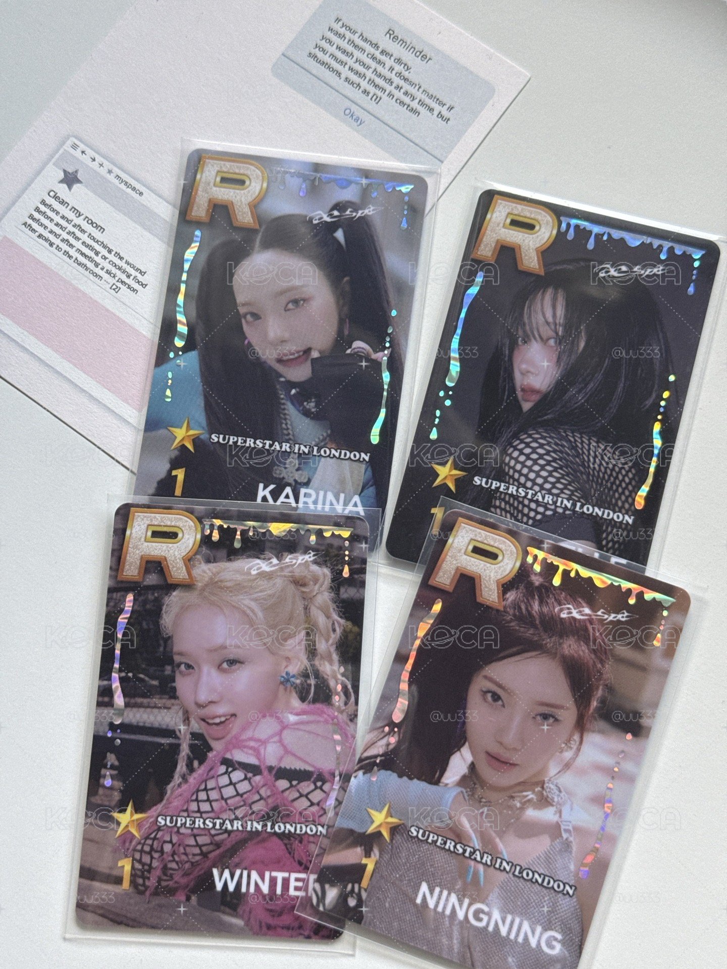 aespa 遊戲卡一套 倫敦