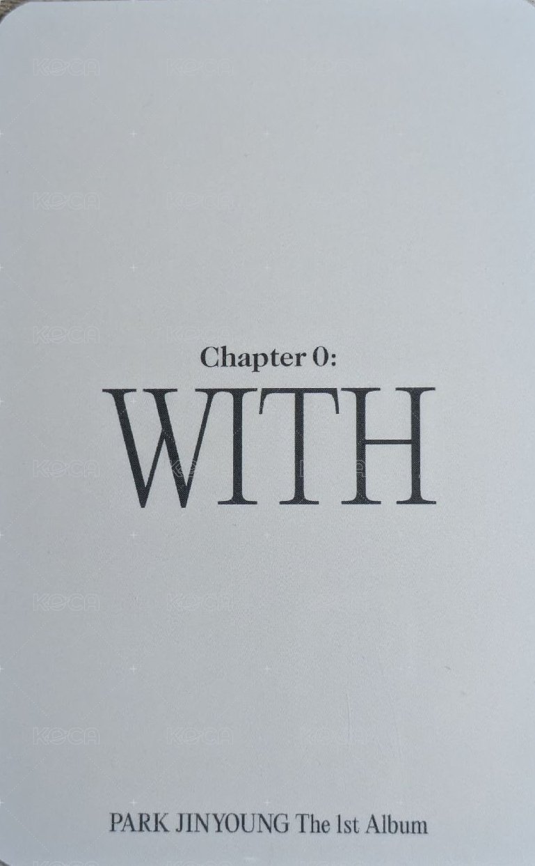 Chapter 0: WITH Mihwadang 簽售卡  背面