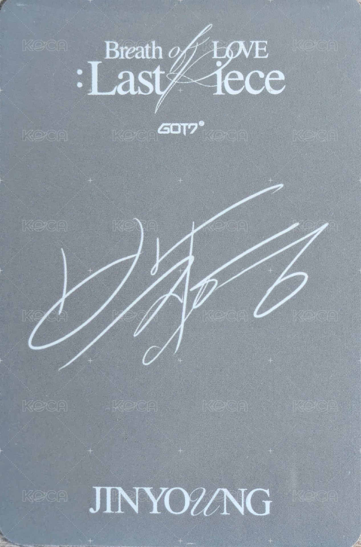 Breath 專輯卡 拿娃榮 背面