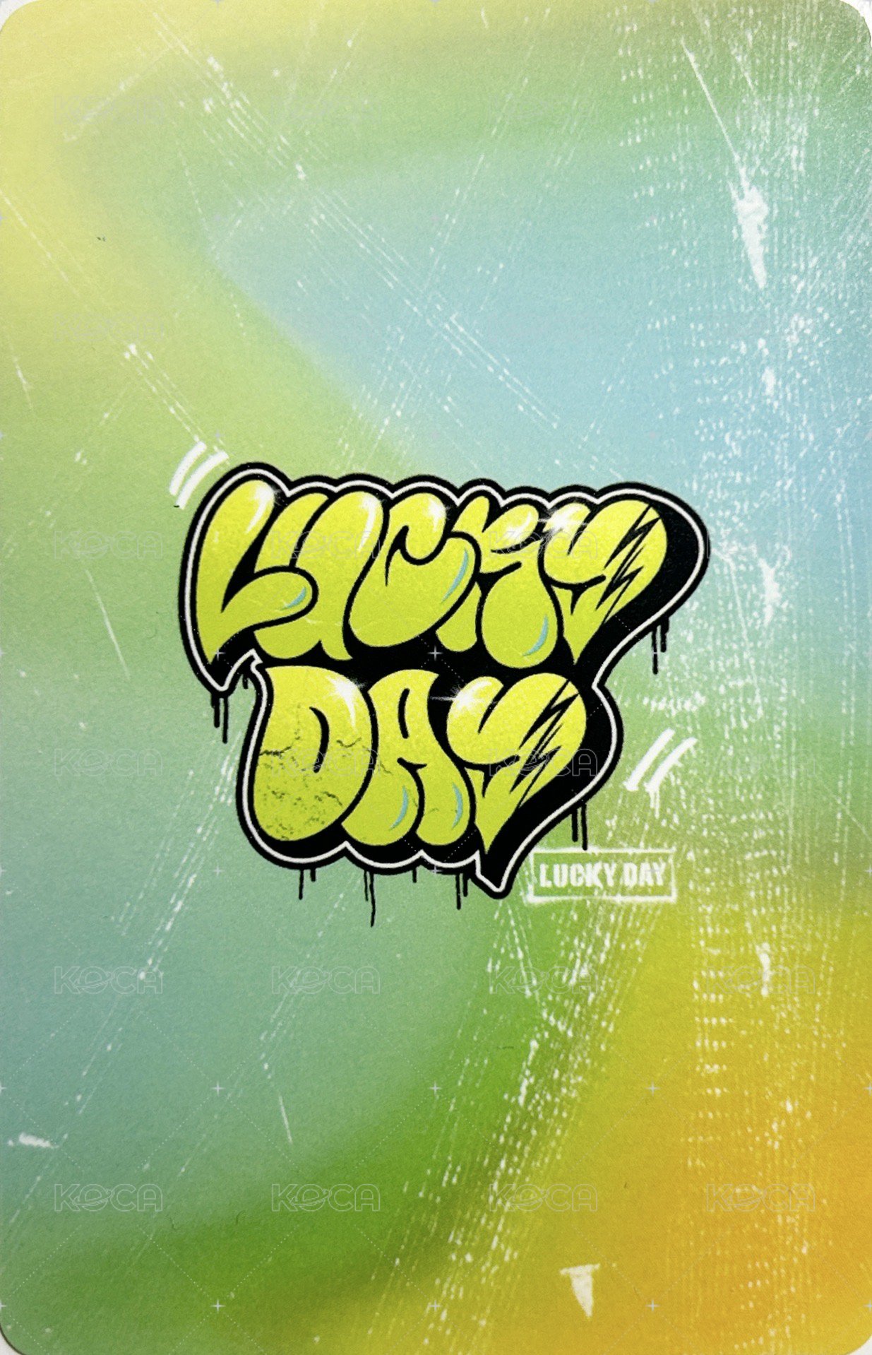 KISS OF LIFE Japan Debut Tour [Lucky Day] 隨機卡  背面