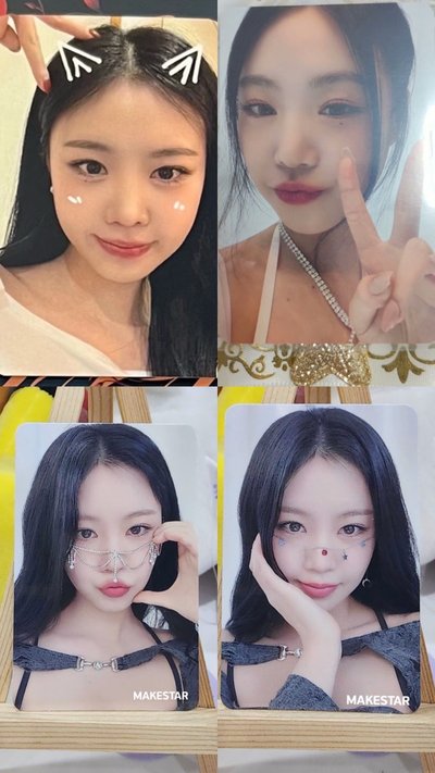 貓耳 臉鏈 比耶