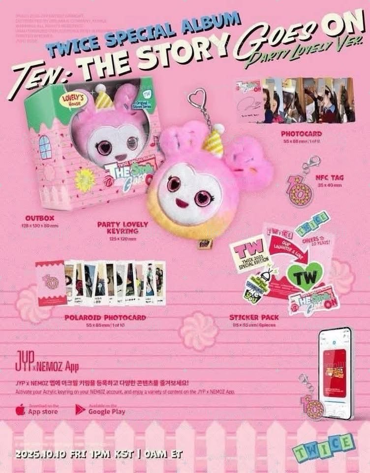 TWICE10週年已拆娃專
