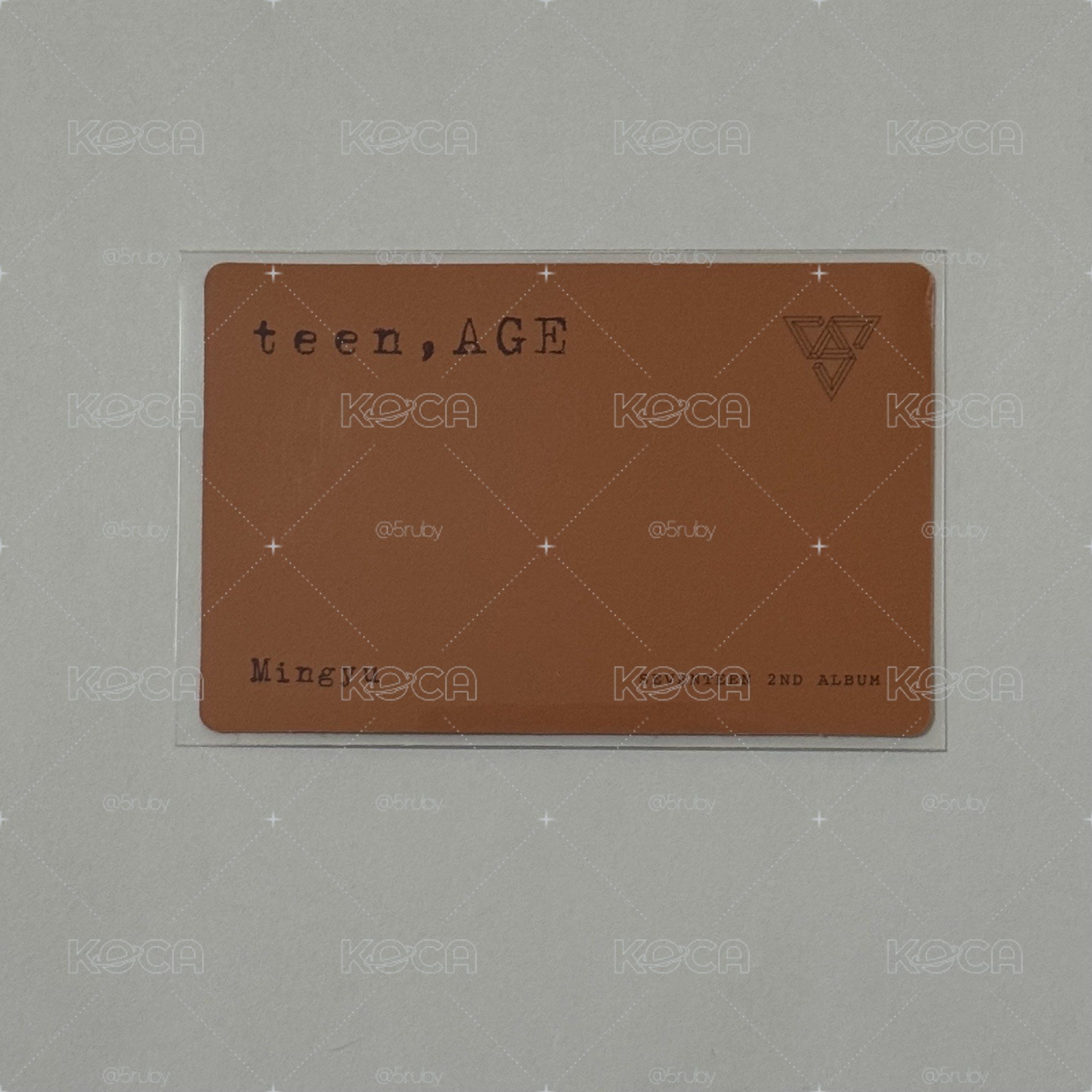TEEN, AGE正規二橘板專卡 - 奎（有損）
